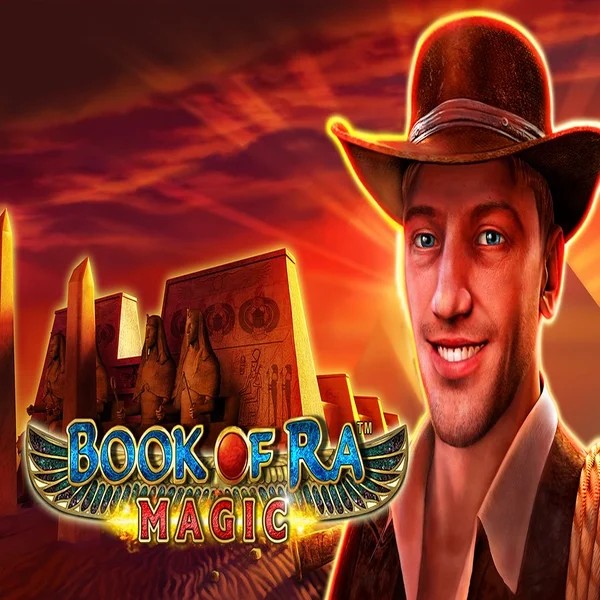 Book of Ra Magic logo by Greentube Lucky Block Casino