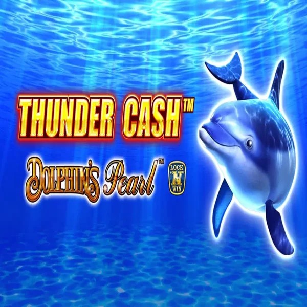 Thunder Cash Dolphins Pearl casino game by Novomatic – featured logo at Lucky Block Casino